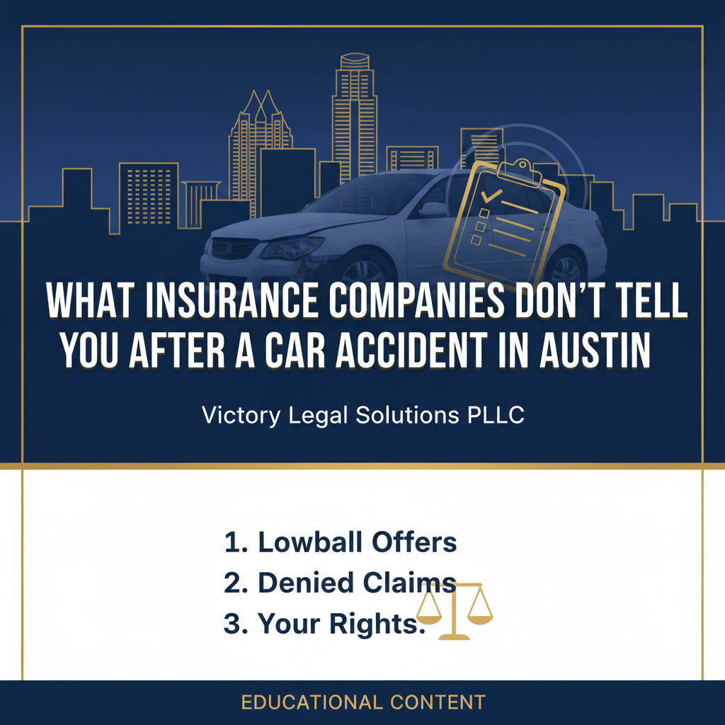 What Insurance Companies Don’t Tell You After a Car Accident in Austin (And How It Affects Your Claim)