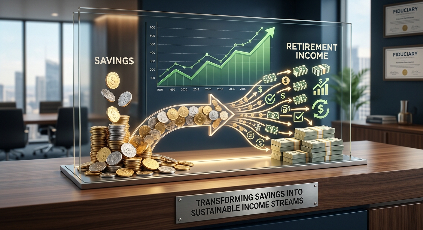 How to Turn Your 401(k), IRA, and Savings Into Retirement Income