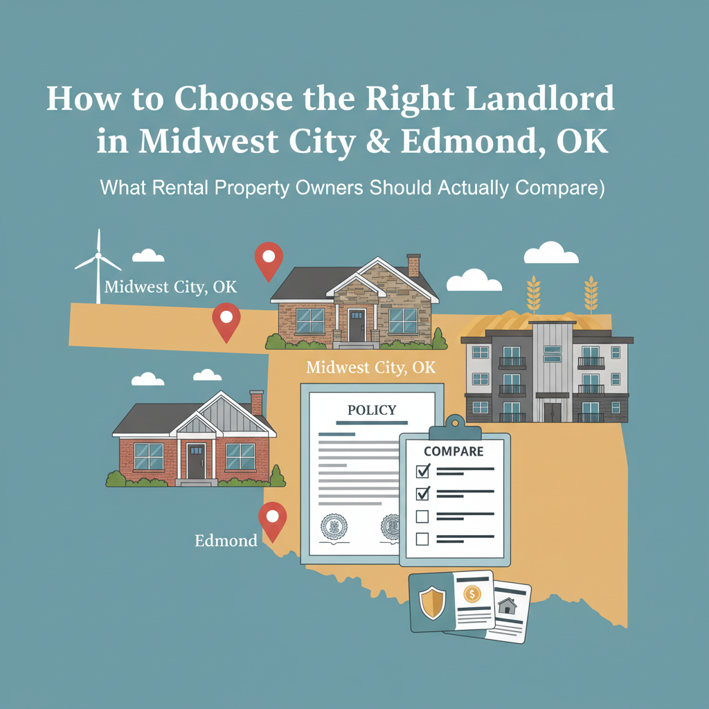 How to Choose the Right Landlord Insurance in Midwest City & Edmond, OK (What Rental Property Owners Should Actually Compare)