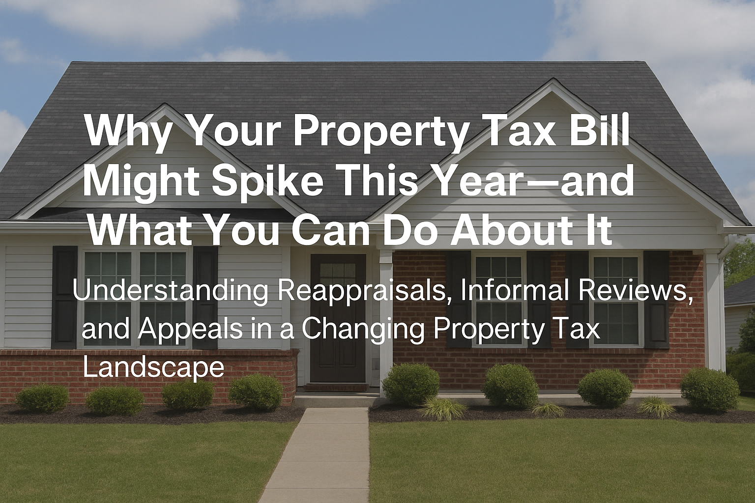 Why Your Property Tax Bill Might Spike This Year—and What You Can Do About It