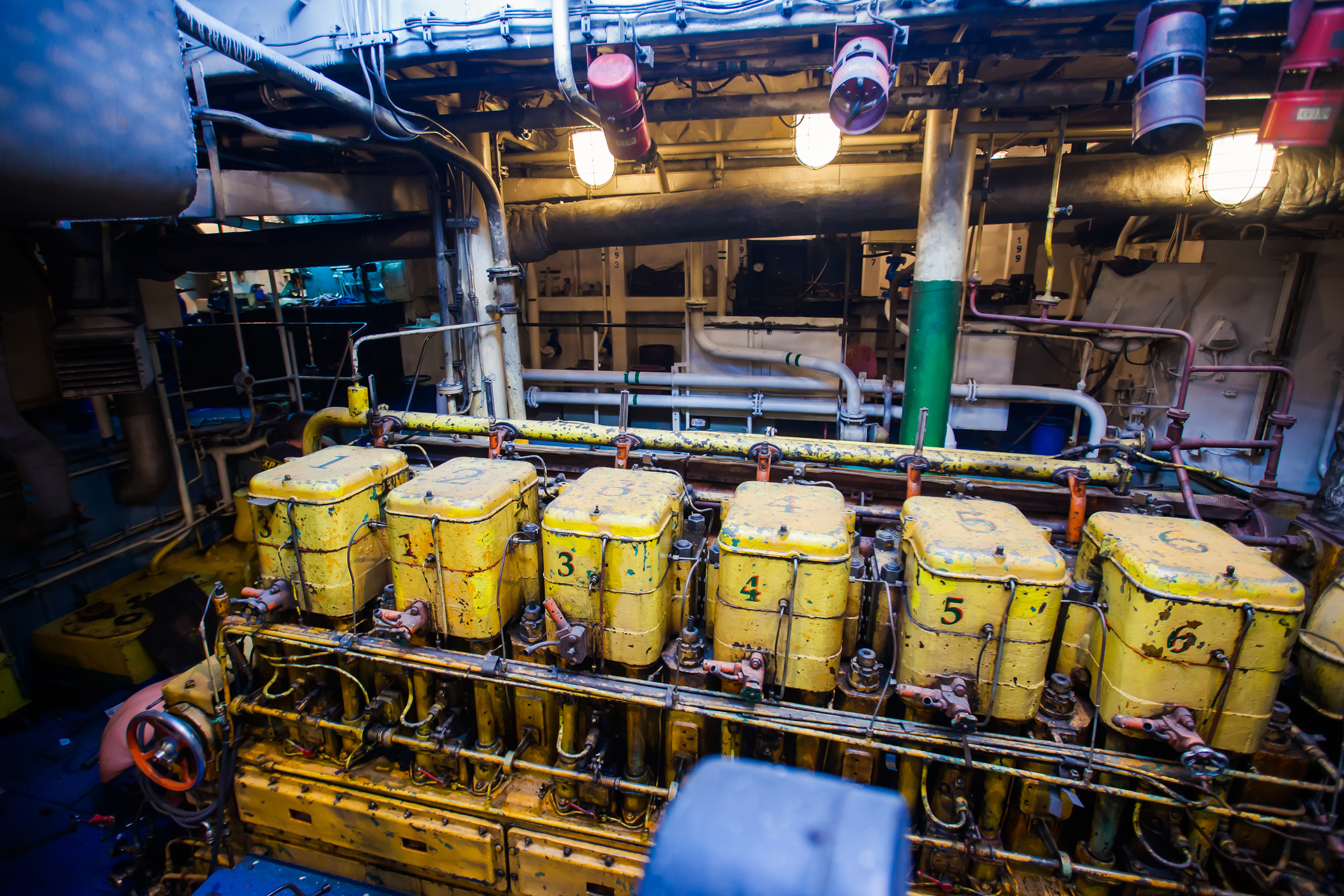 Ship Engine Room