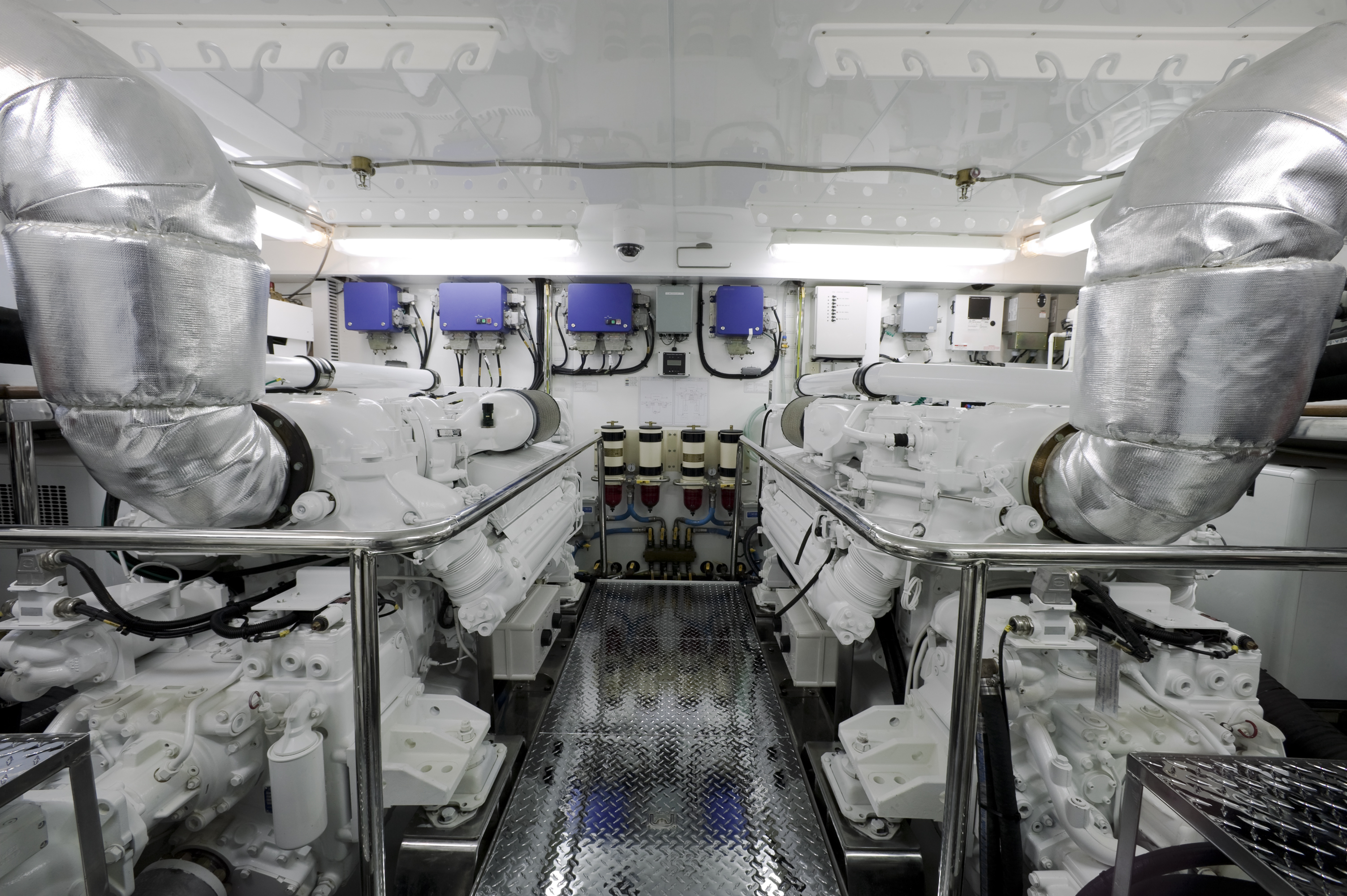 Yacht Engine Room
