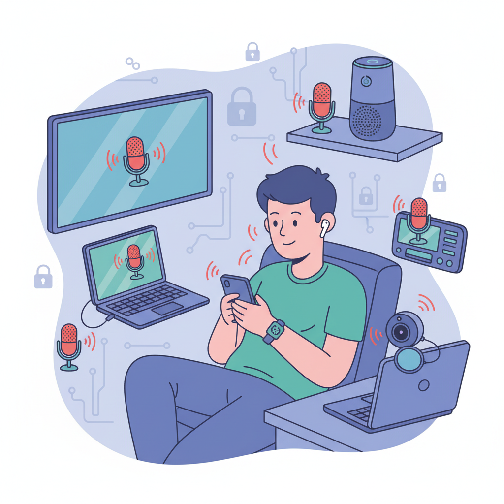 Your Microphone May Be a Bigger Privacy Risk Than Your Webcam
