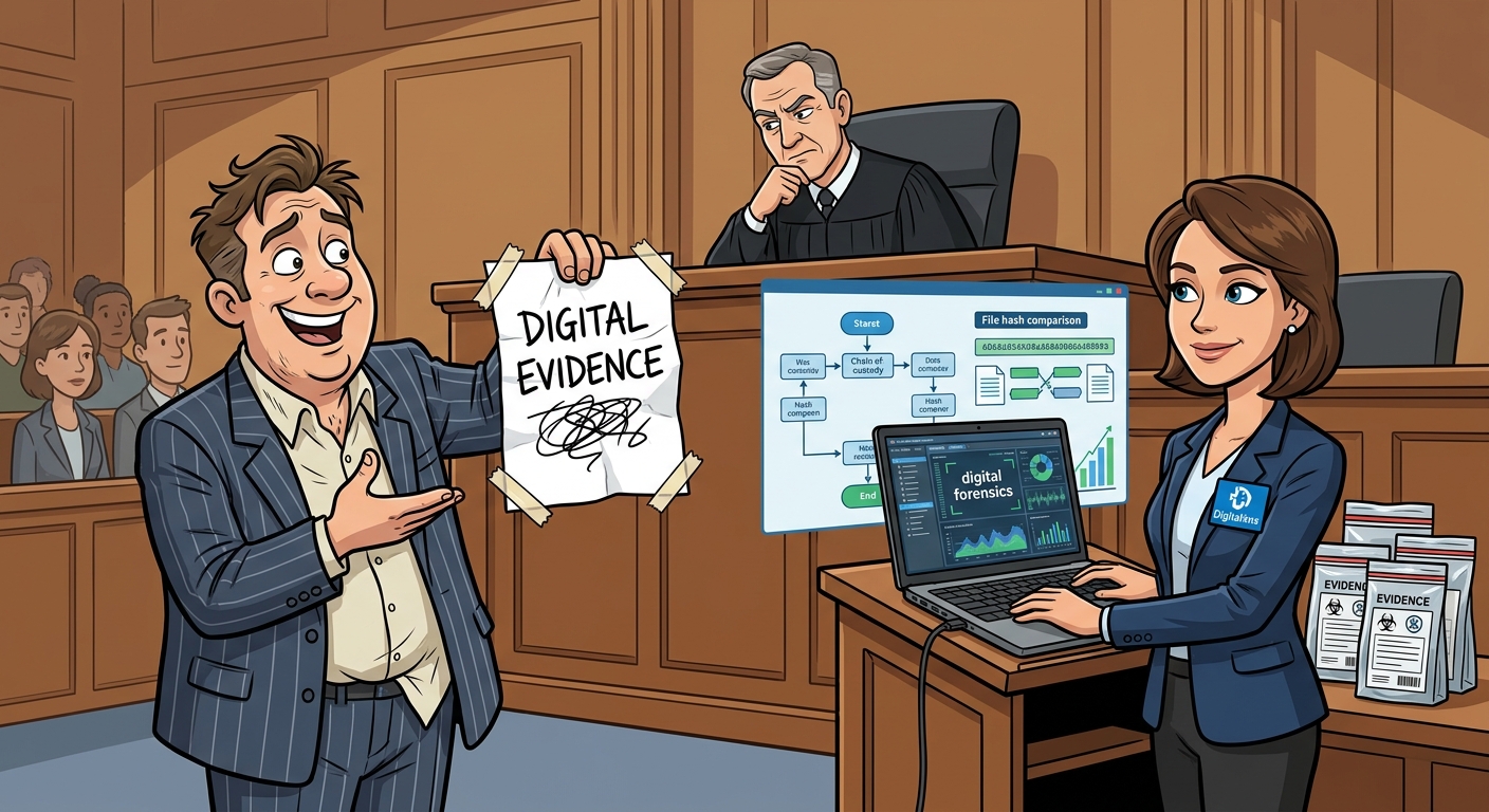 How Do Forensic Experts Prove Evidence Authenticity?
