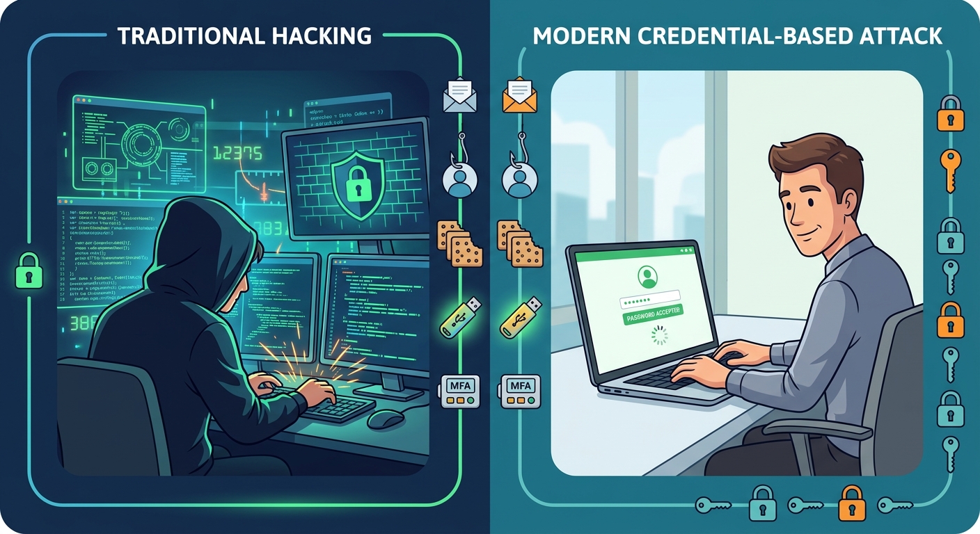 The New Reality: Attackers Use Real Logins to Break In