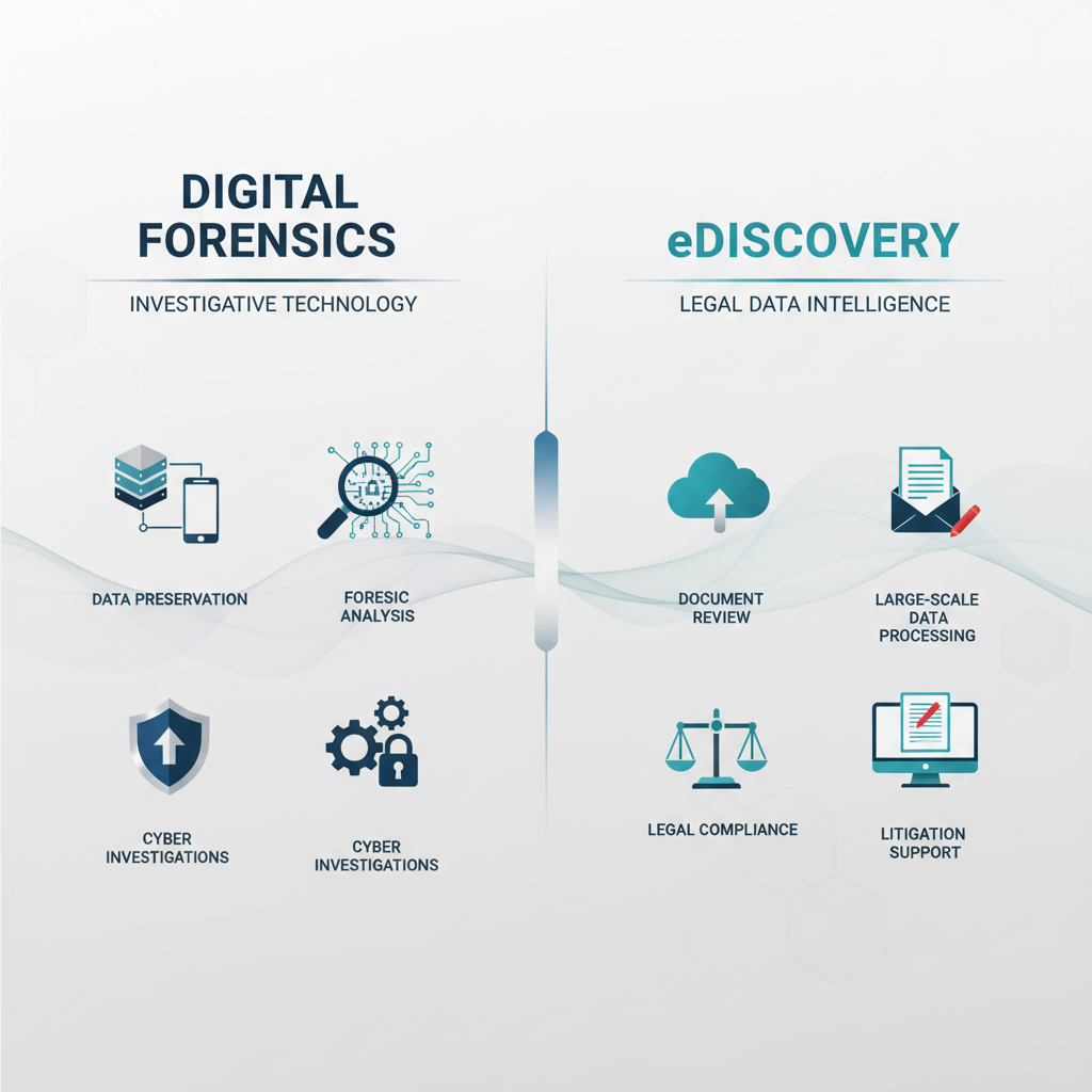 ? Understanding the Difference Between Ediscovery and Digital Forensics