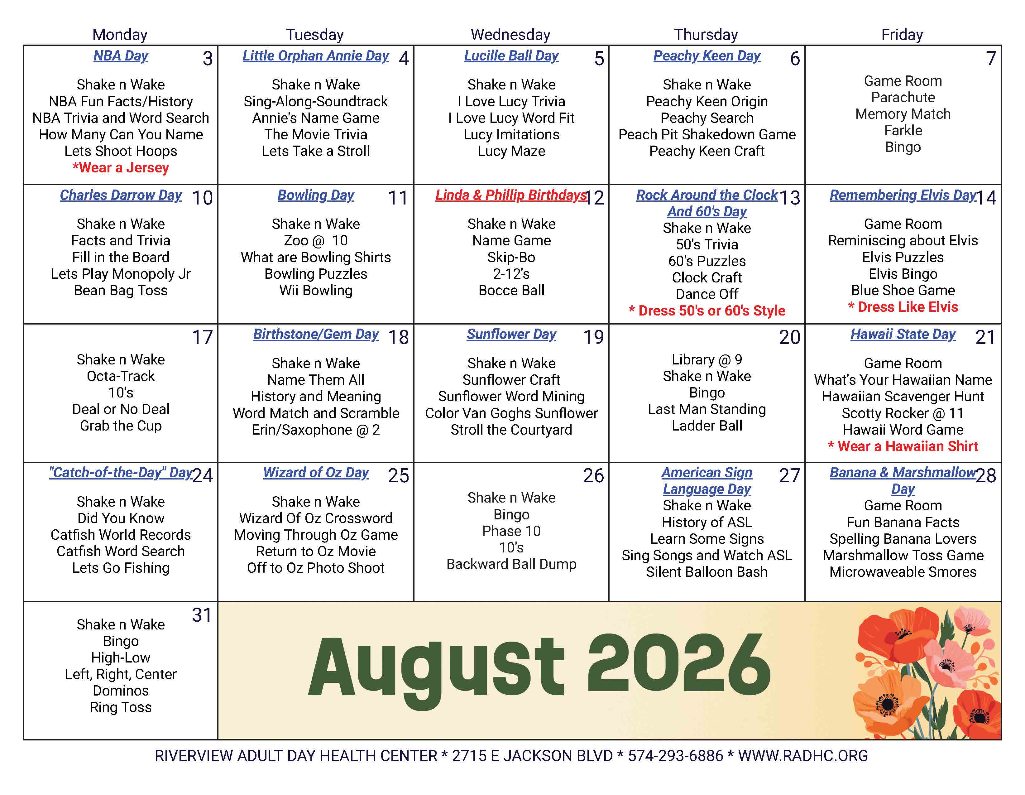 RADHC Activities