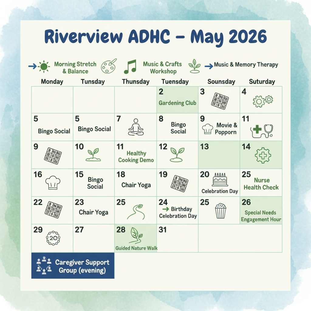 May Is Blooming with Fun at Riverview Adult Day Health Center