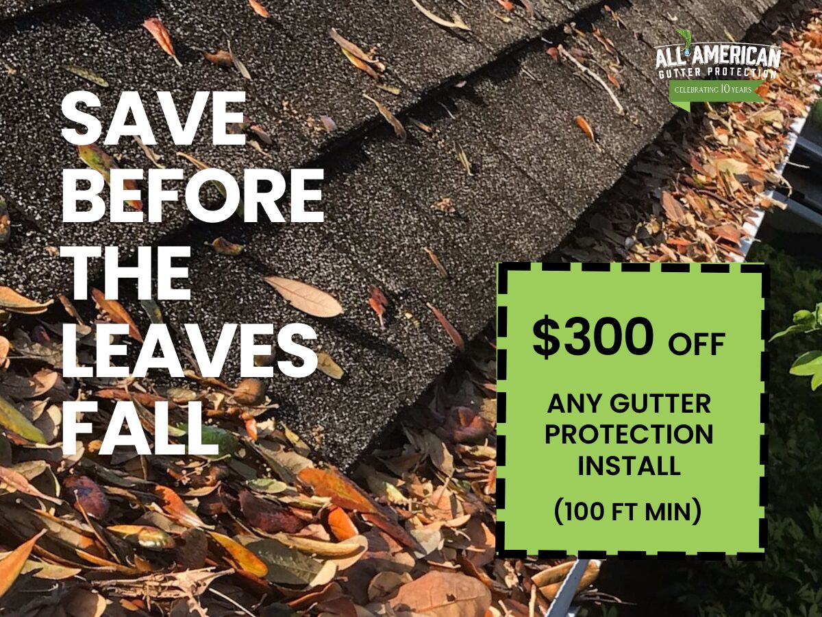 Lock In $300 Early Bird Fall Savings on Gutter Protection