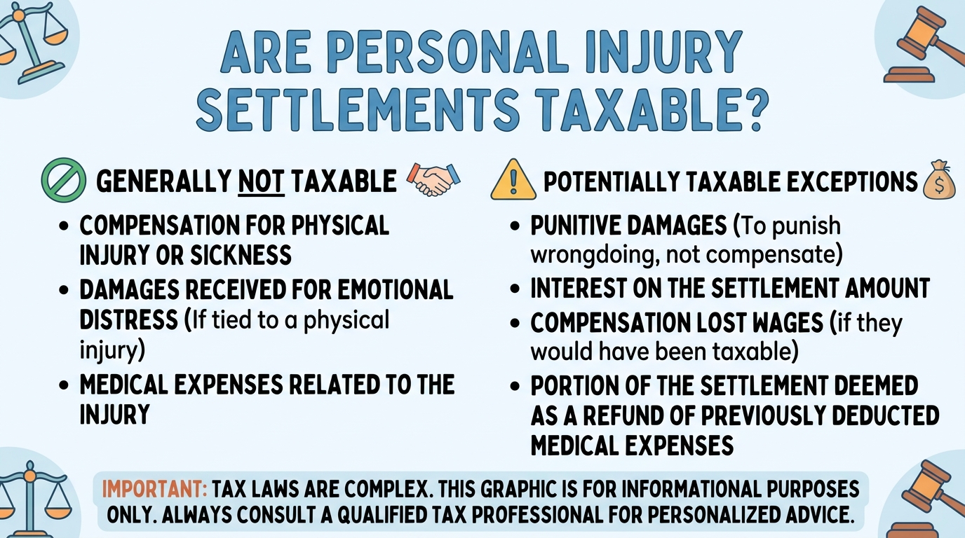 Are Personal Injury Settlements Taxable? 