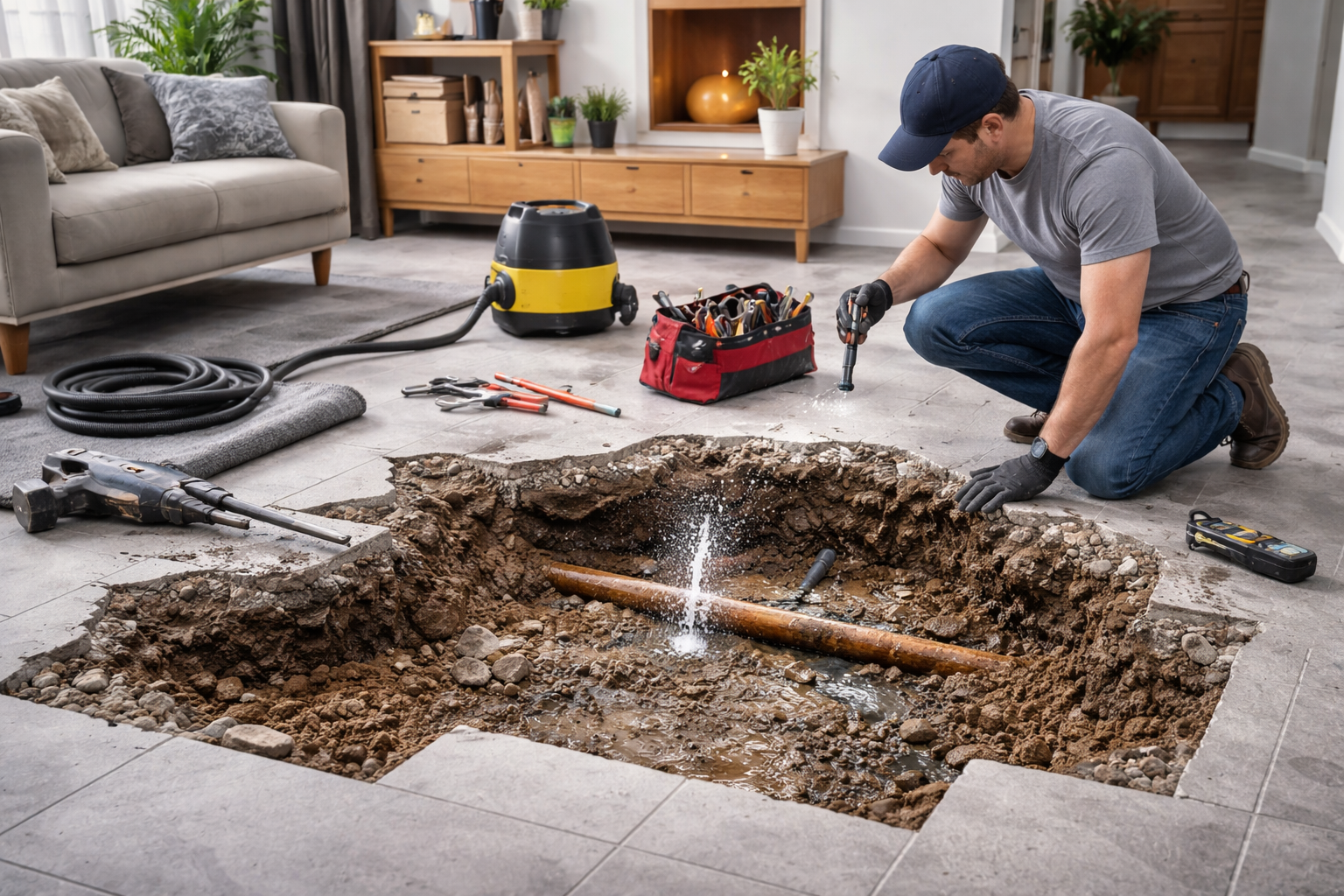 Slab Leak Symptoms Every Homeowner Should Watch For