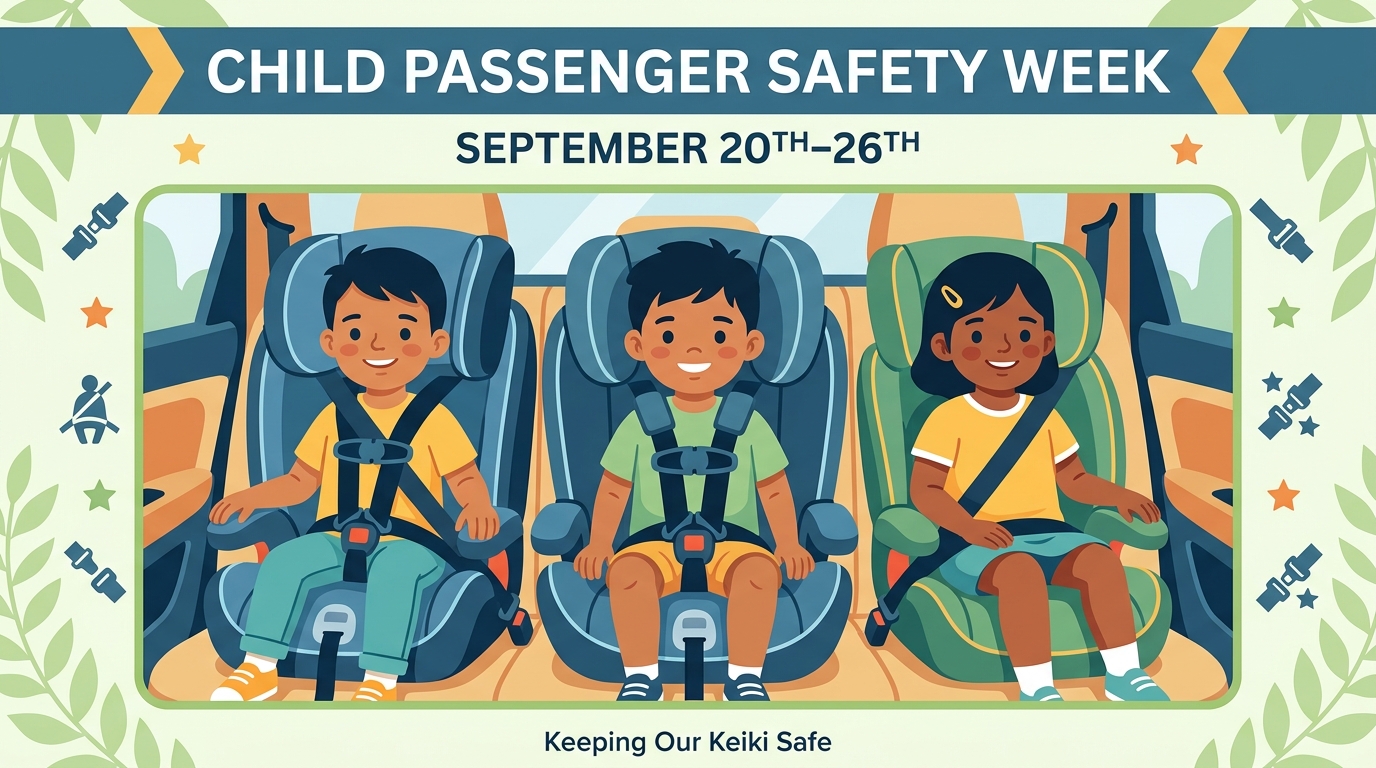 Child Passenger Safety Week - Sept. 20th-26th