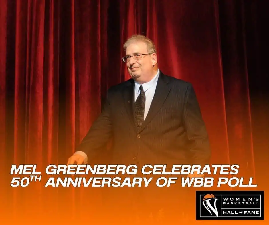 Fifty years ago, a young Mel Greenberg was approached by his boss to start a women’s basketball poll. Then, women’s games were almost never televised on the national platform, and the internet was...
