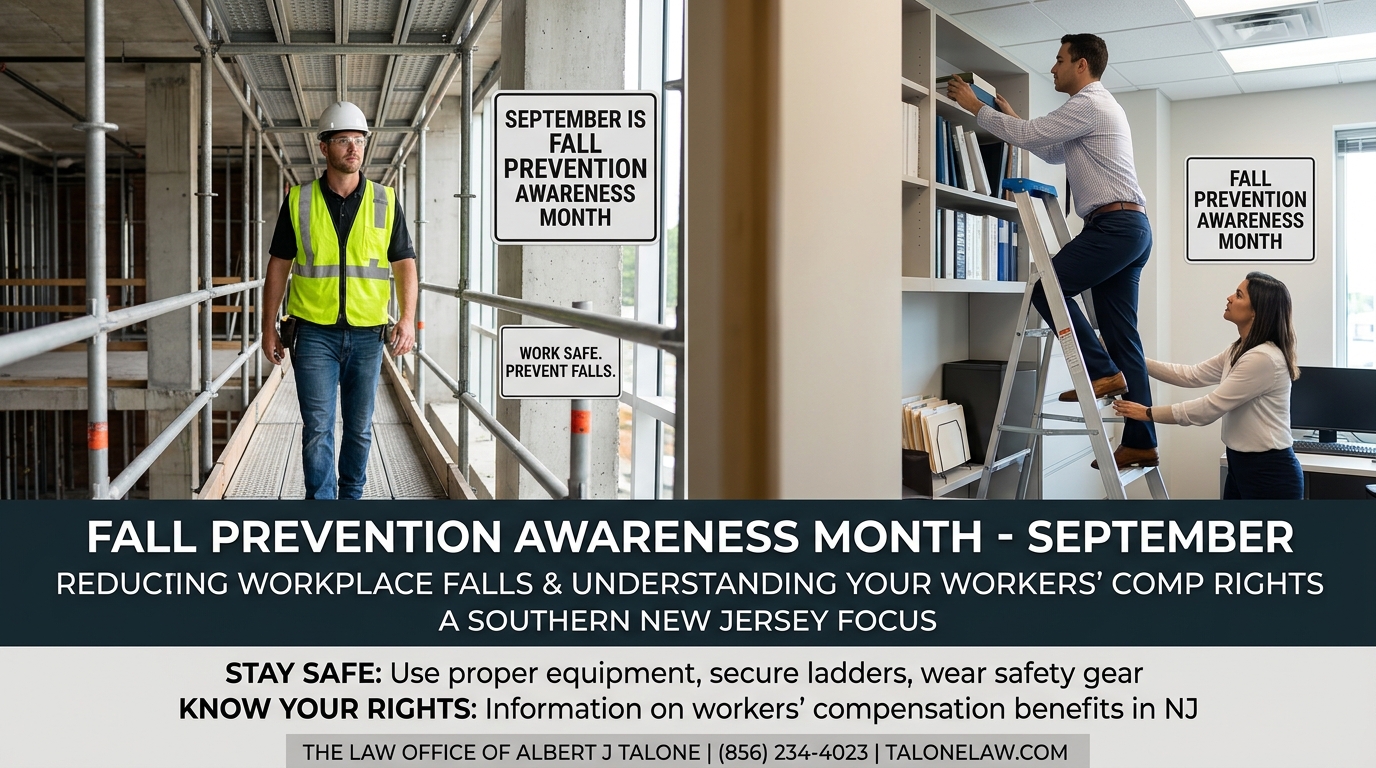 Fall Prevention Awareness Month - September - Workers’ Comp