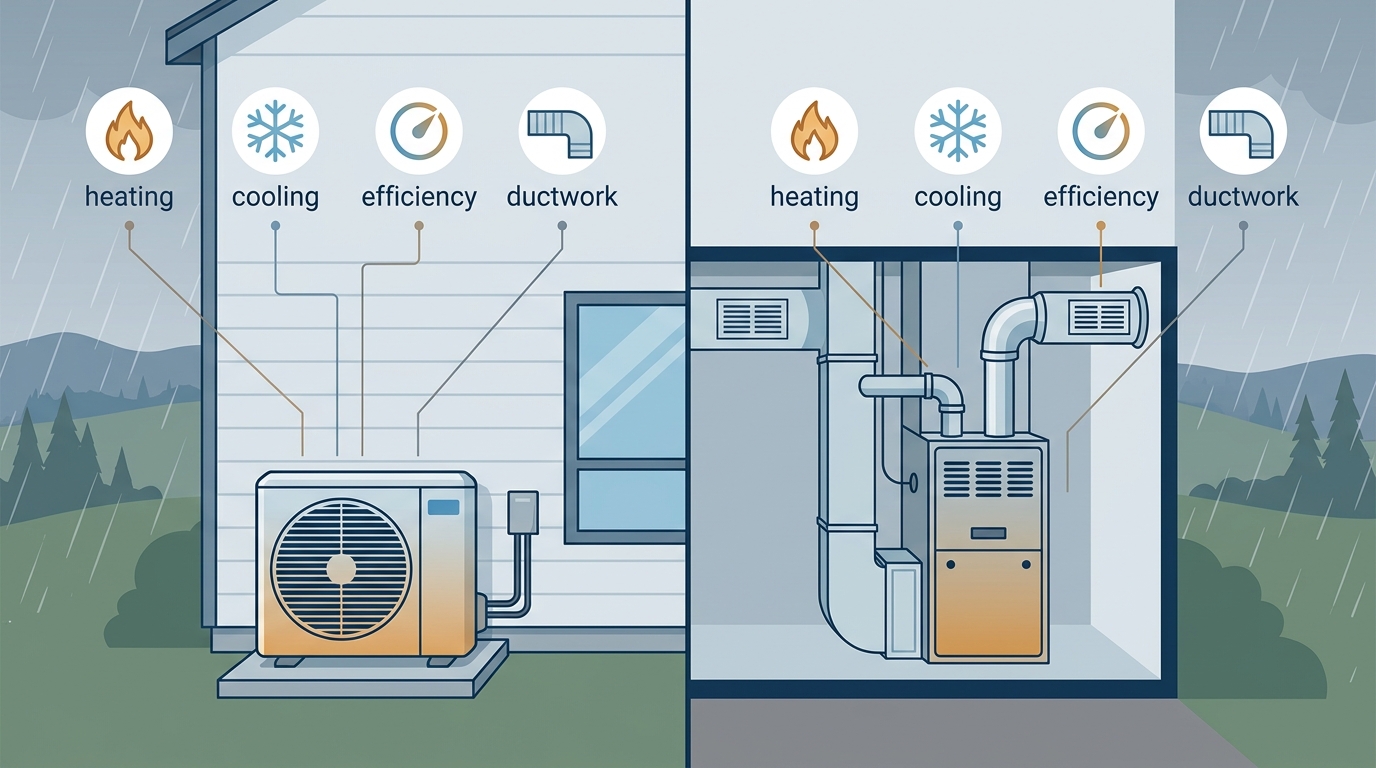 Heat Pump vs. Furnace: Which Heating System Is Right for Your Willamette Valley Home?