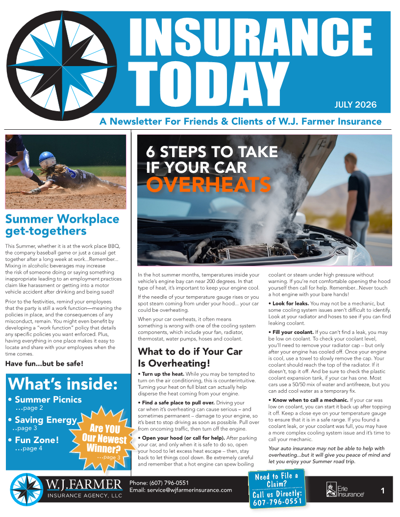 July 2026 Newsletter Print