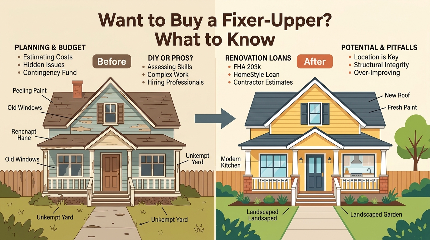 Want to Buy a Fixer-Upper? What to Know