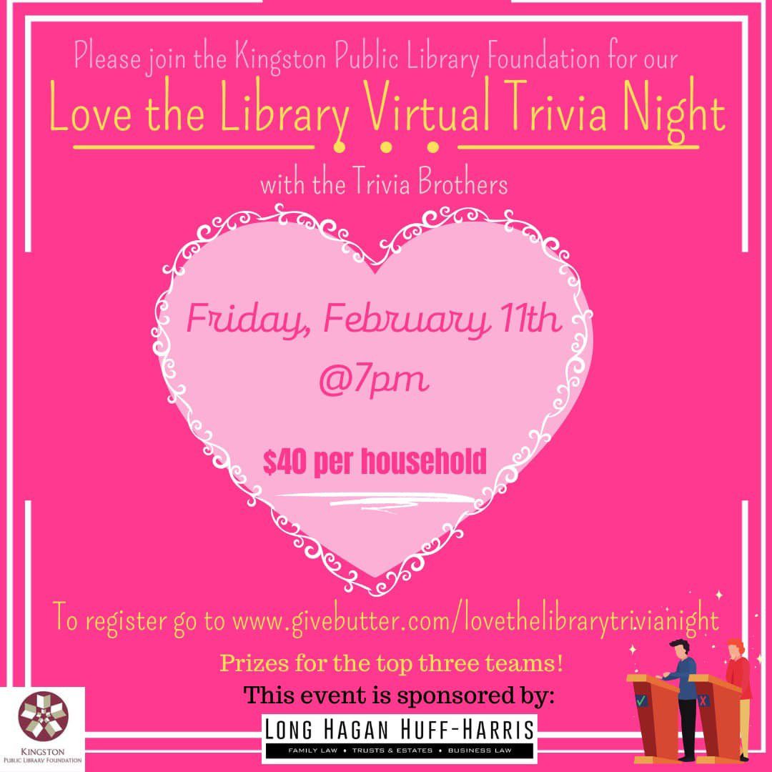 Up for some friendly competition to help support our local kingston library?