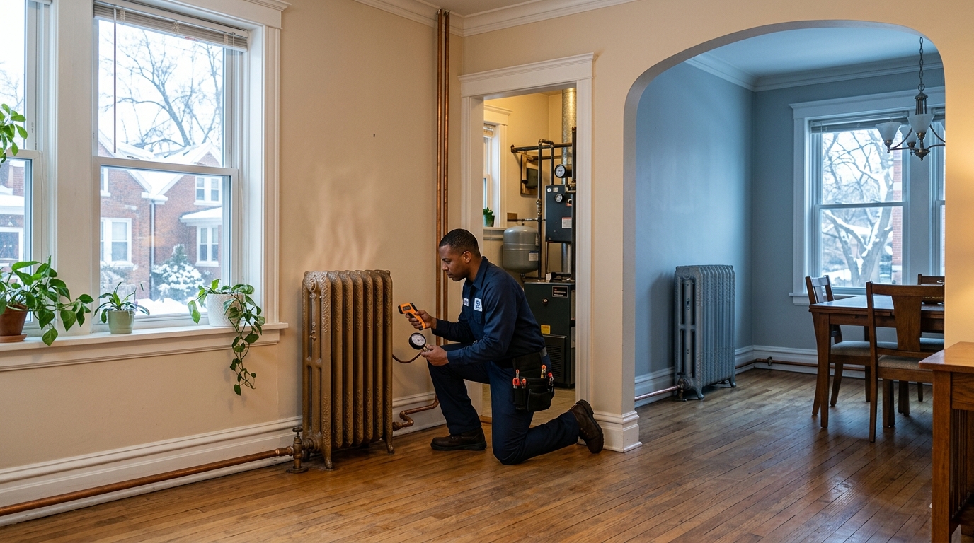 Quick Answer Uneven heat from a hot water boiler system is usually caused by trapped air in the lines, a failing circulator pump, or a zone valve that isn't opening fully. Chicago's older housing...