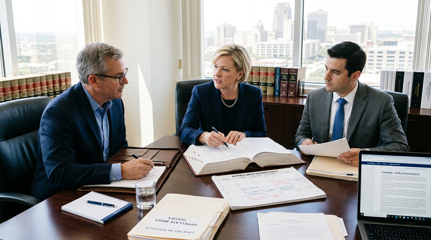 When Should Trial Attorneys Bring in Appellate Counsel in a Texas Civil Case?