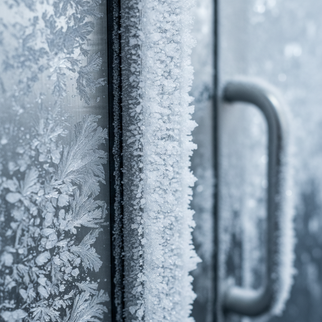 Understanding and Preventing Freezer Door Frost Build-Up in Walk-In Freezers
