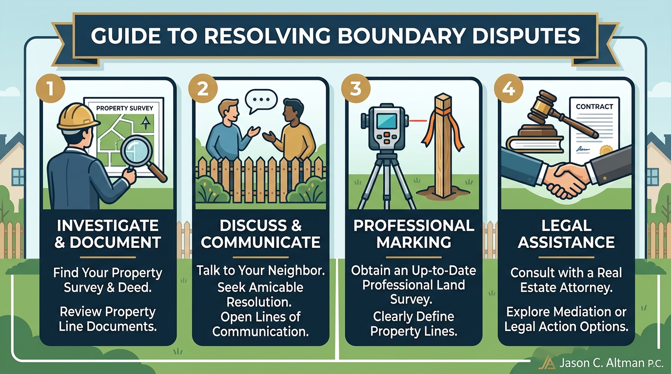 Steps To Take in Boundary Disputes