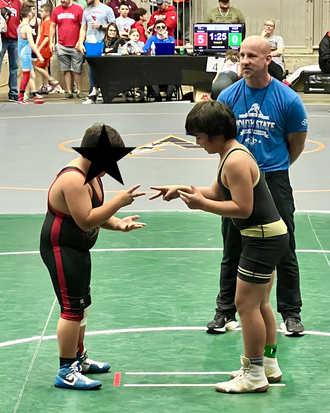 Happiness at a Wrestling Tournament?