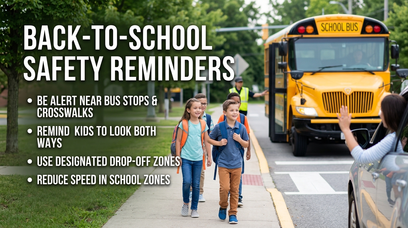 Back-To-School Safety Reminders