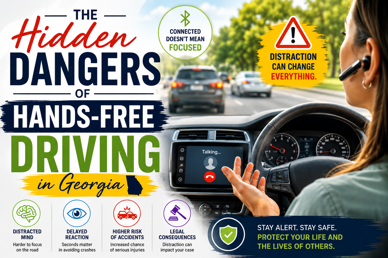 The Hidden Dangers of Hands-Free Driving in Georgia
