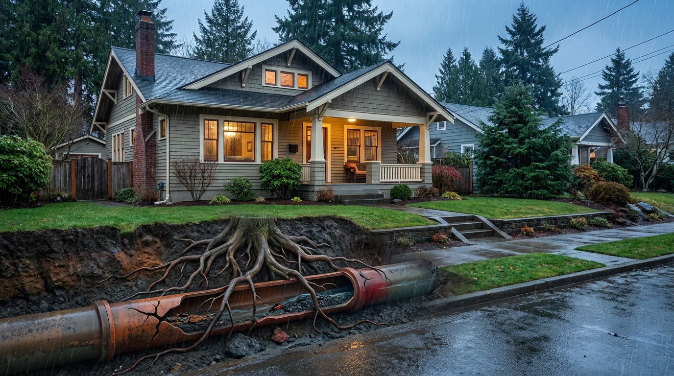 It's Not Your Imagination — Winter Really Is Worse If you live anywhere in the greater Seattle area and you've noticed your drains get slower, gurgle more, or back up entirely right around the time...
