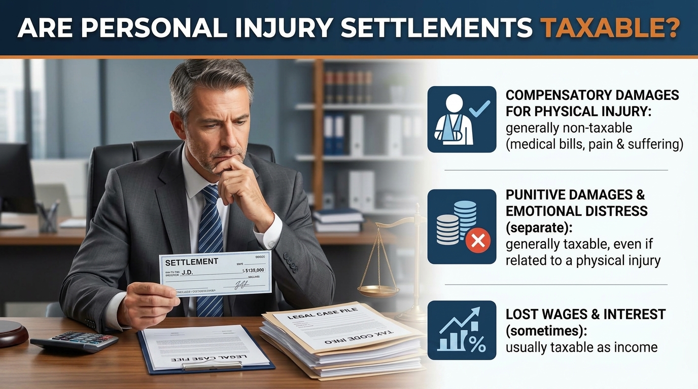 Are Personal Injury Settlements Taxable? 