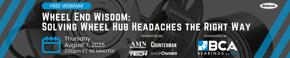 Complimentary Webinar - Wheel End Wisdom: Solving Wheel Hub Headaches The Right Way
