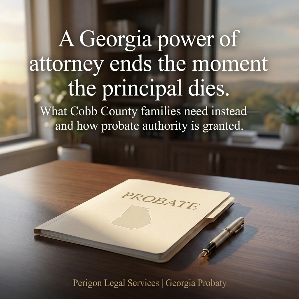 Can You Use a Power of Attorney After Someone Dies in Georgia?