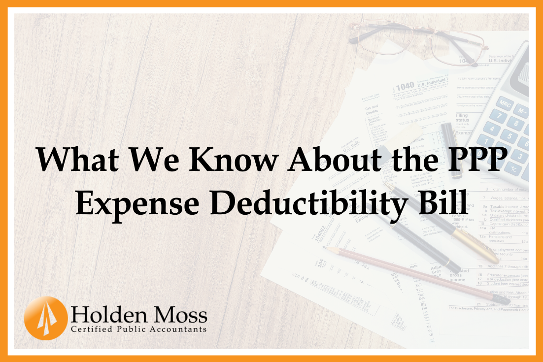 What We Know About the PPP Expense Deductibility Bill