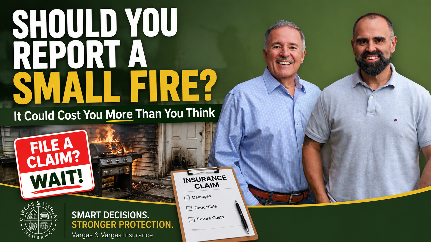 Should You Report a Small Fire to Your Insurer?