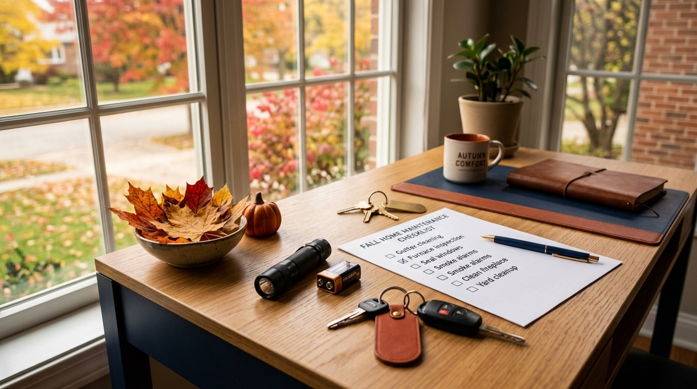 A practical fall insurance checklist for homeowners and drivers