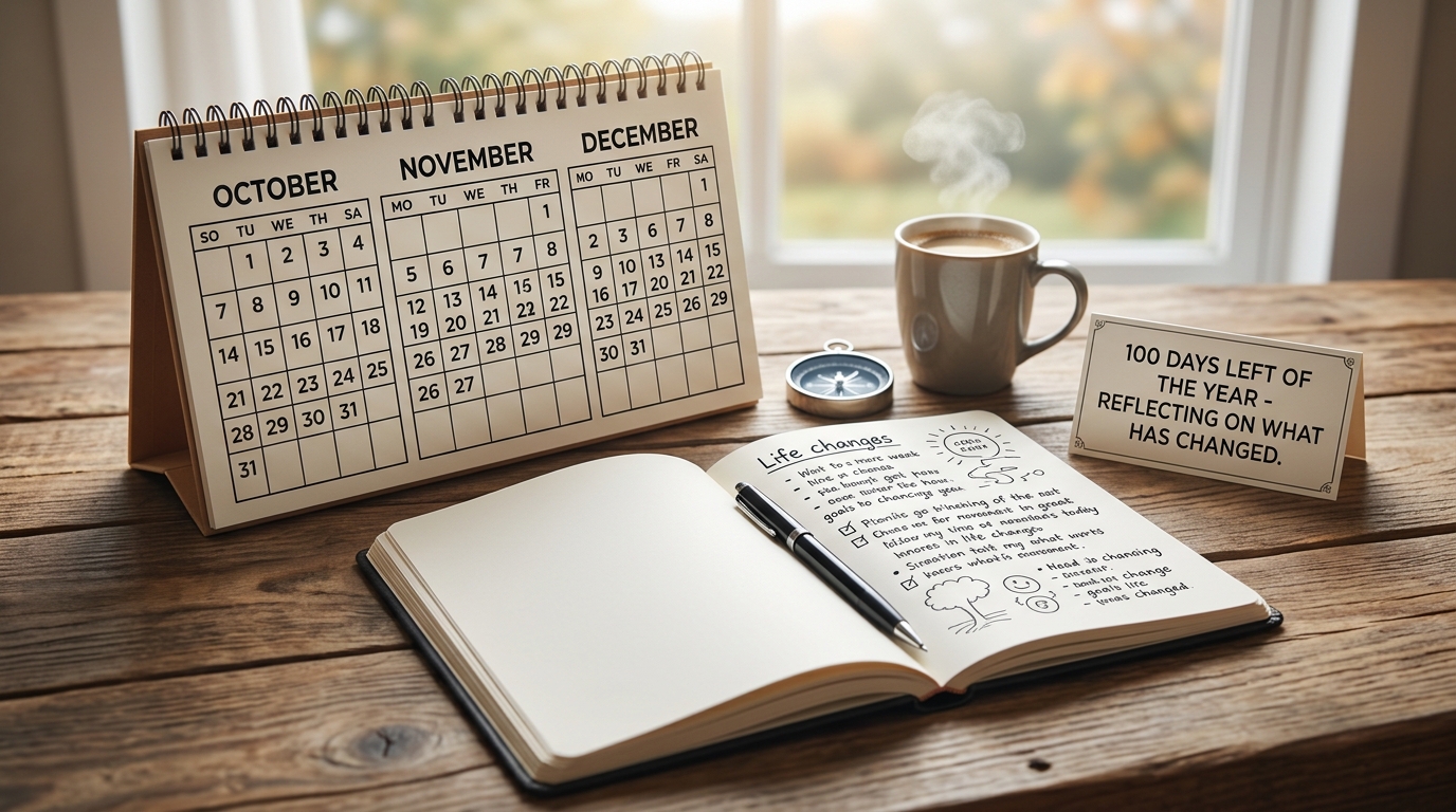 100 Days Left of the Year - What Has Changed in Your Life
