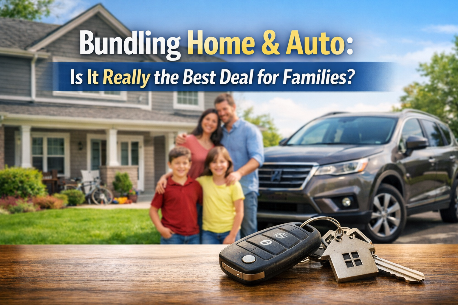 Bundling Home & Auto- Is It Really the Best Deal for Families?
