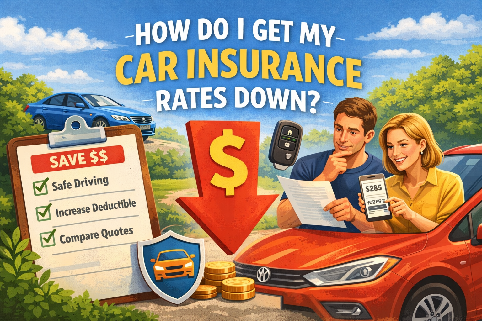How Do I Get My Car Insurance Rates Down?