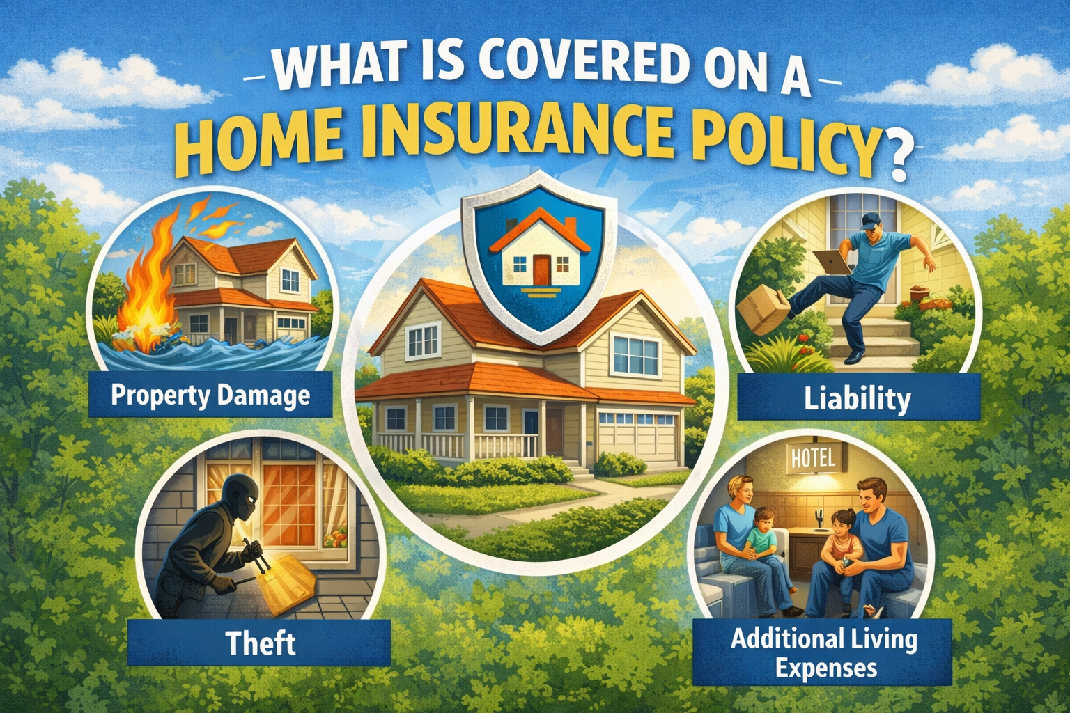 What Is Covered on a Home Insurance Policy?