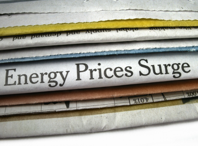 Energy prices spike