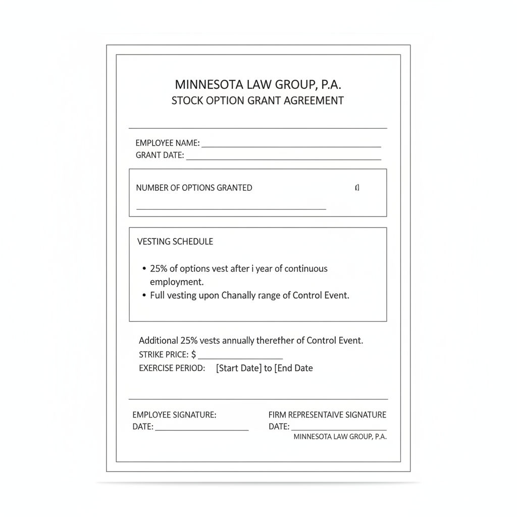 How Are Stock Options Divided in a Minnesota Divorce?
