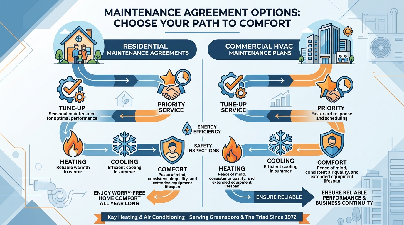 Choosing the right HVAC maintenance agreement before winter