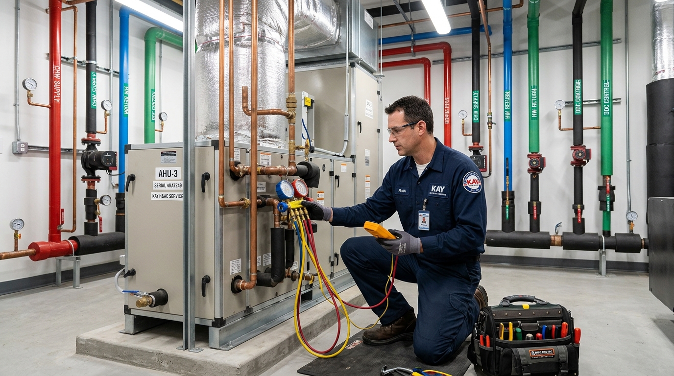 Fall HVAC maintenance for commercial and industrial facilities