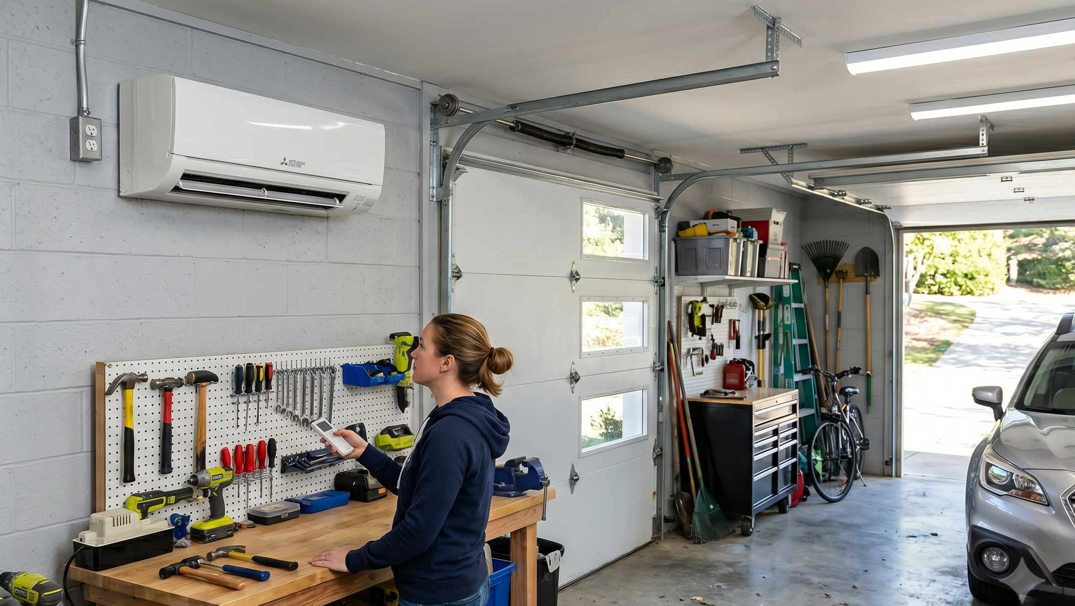 Should You Install a Mini Split in Your Garage, Bonus Room, Sunroom, or Workspace?
