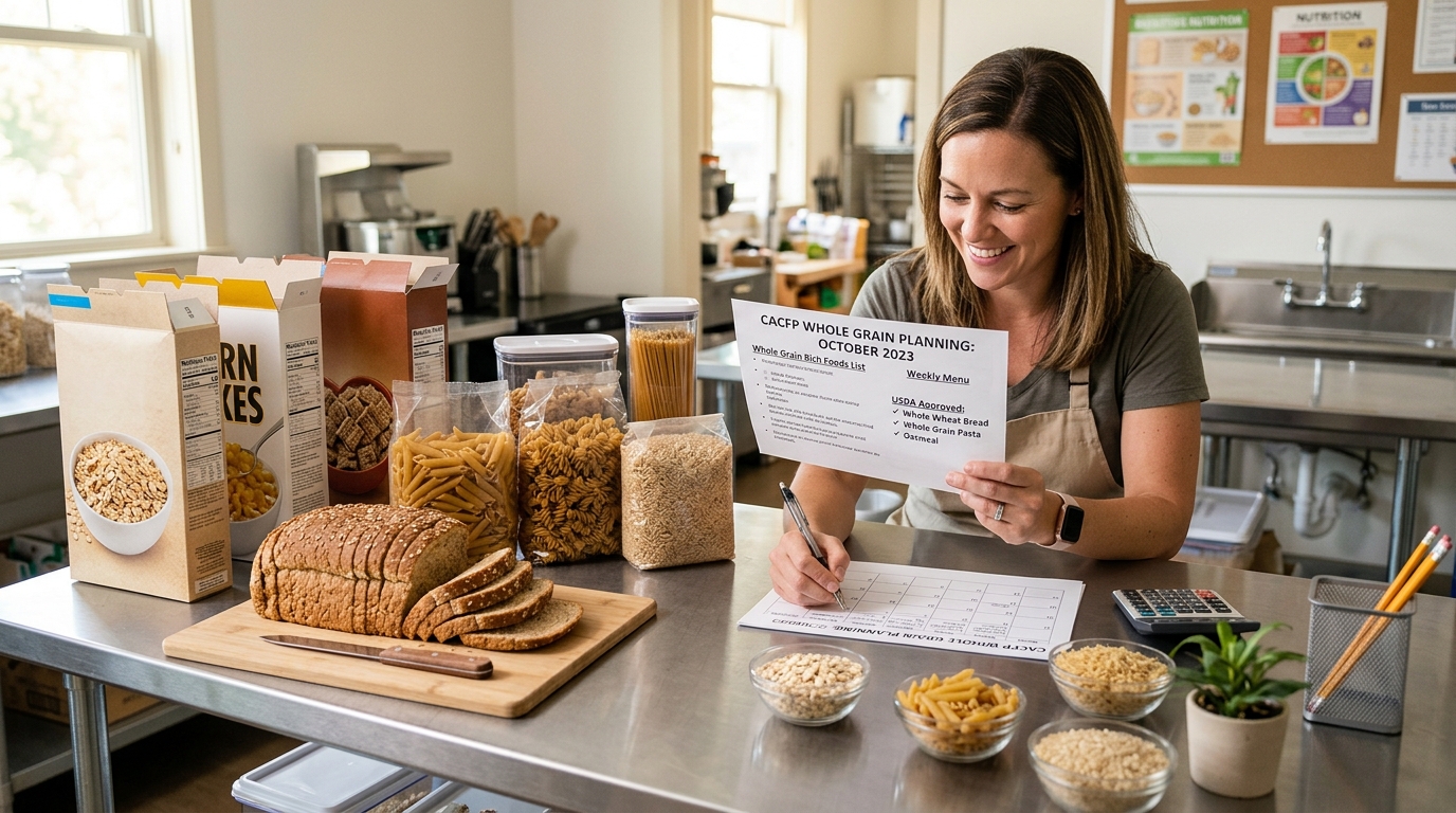 A Simple CACFP Guide to Commonly Served Whole Grains