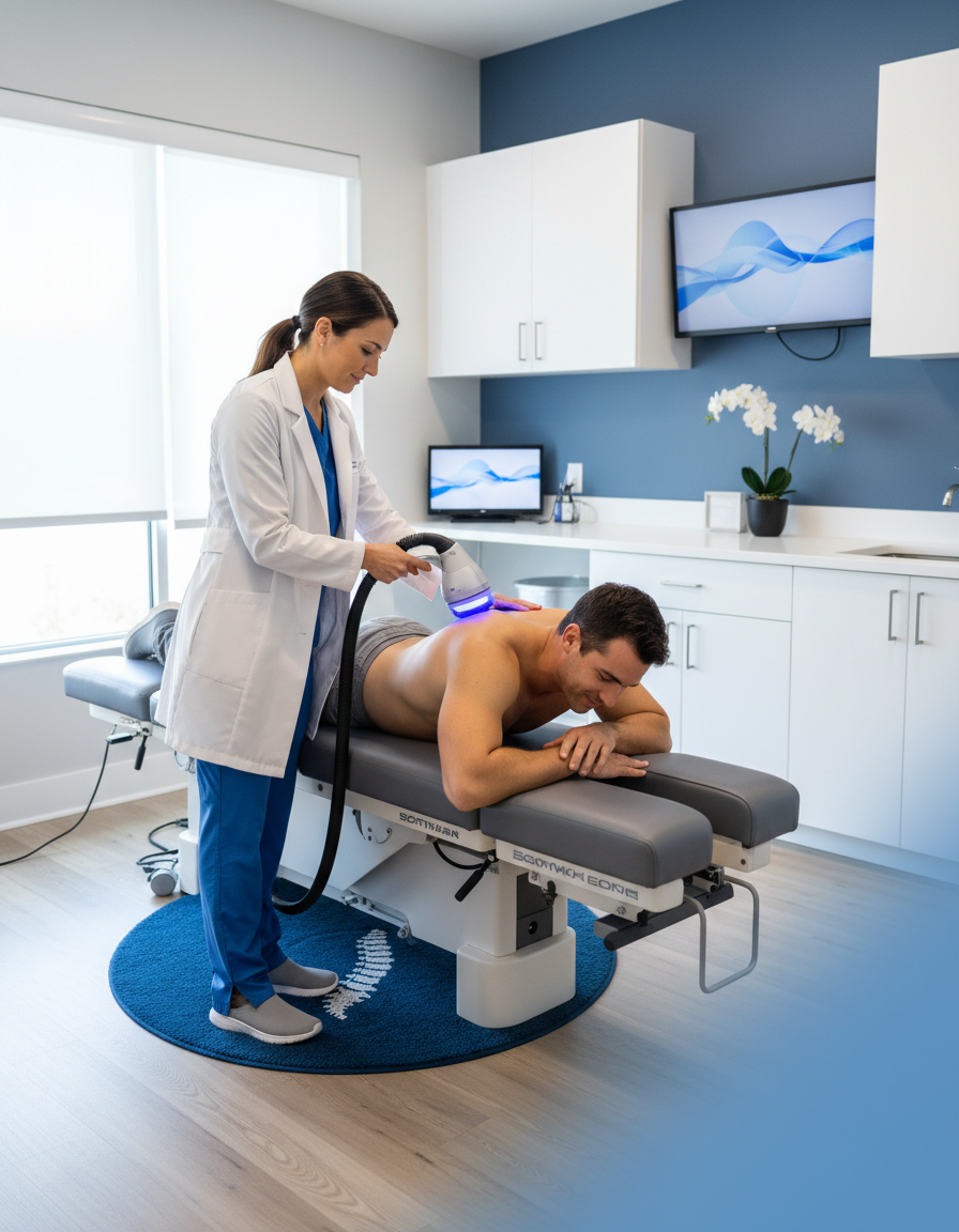 SoftWave and shockwave therapy for chronic pain and sports injuries