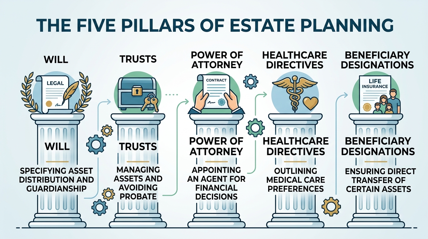 The Five Pillars of Estate Planning