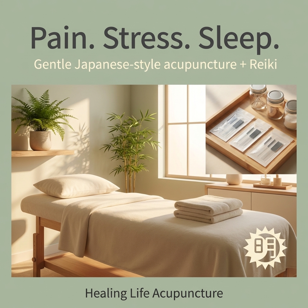 How Acupuncture and Energy Work Support Pain, Stress, and Sleep