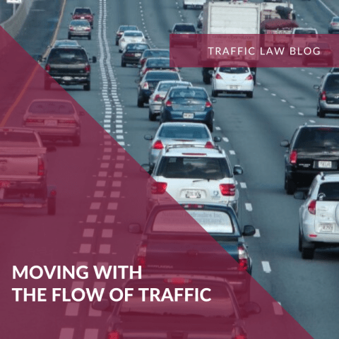 Moving With The Flow Of Traffic
